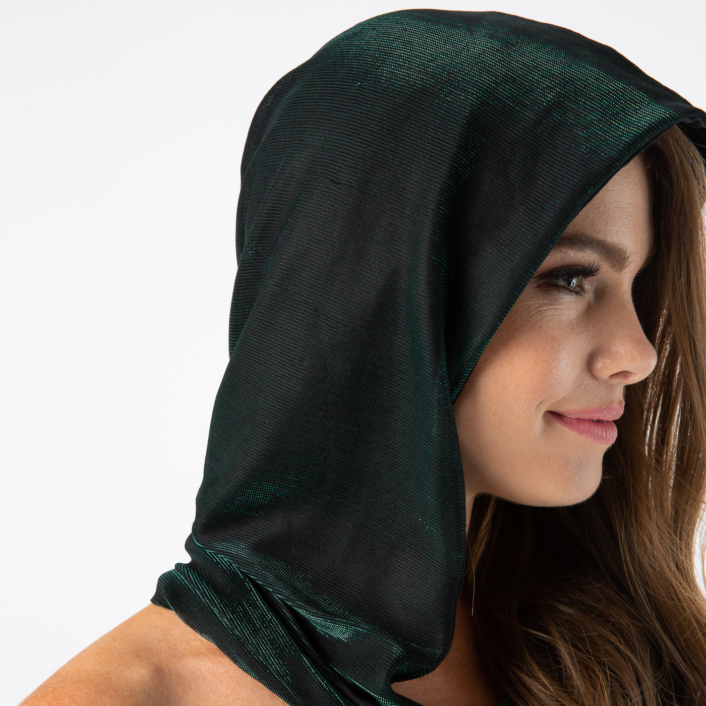 Festival Outfit for Men and Women Green Hood
